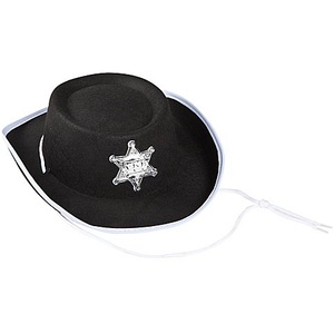 undefined, Cowboyhut für Kinder, schwarz, 