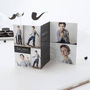 smartphoto, Doppelt gefaltete Grusskarte Hochformat, Doppelt gefaltete Grusskarte Hochformat