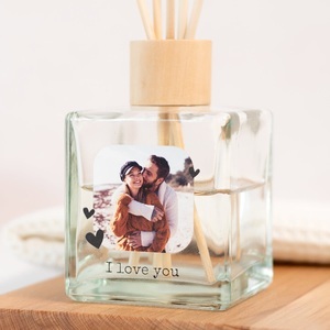 smartphoto, Raumduft-Flakon mit Foto personalisiert zu Weihnachten, Raumduft-Flakon mit Foto personalisiert zu Weihnachten