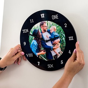 smartphoto, Wanduhr rund gross, Wanduhr rund gross