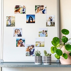 smartphoto, Foto-Magnetsticker Quadratisch (12er Set), Foto-Magnetsticker Quadratisch (12er Set)