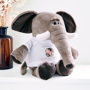 smartphoto, Kuscheltier Elefant mit Foto-Shirt, Kuscheltier Elefant mit Foto-Shirt