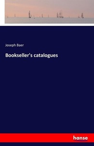 undefined, Bookseller's catalogues