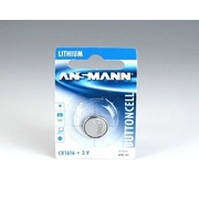Ansmann, Lithium Knopfzelle CR-1616, Batterie, Lithium Knopfzelle CR-1616, Batterie