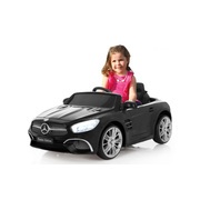 geschenkidee.ch, Mercedes-Benz SL 400 schwarz 12V, Elektroauto für Kinder, 