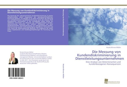 undefined, Die Messung von Kundendiskriminierung in Dienstleistungsunternehmen