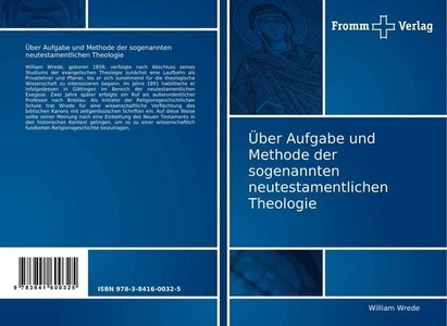undefined, Über Aufgabe und Methode der sogenannten neutestamentlichen Theologie