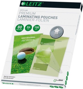 Leitz, Leitz Laminierfolie DIN A4 100 micron glänzend 100 St.