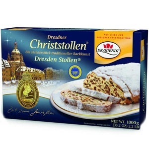 Original Dresdner Christstollen 1kg Weihnachtsgebäck