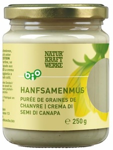 Naturkraftwerke, NaturKraftWerke Hanfsamenmus Bio/kbA (250 g), Naturkraftwerke Bio Hanfsamenmus (250g)