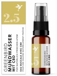 Greenbird, GREENBIRD Mundwasser mit CBD flüssig 2.5 (10 ml), GreenBird, Kosmetik - Mundwasser, Mundwasser 2.5 mit CBD, Produkte & Wohnen, Mundwasser, CBD, CBD Öl,