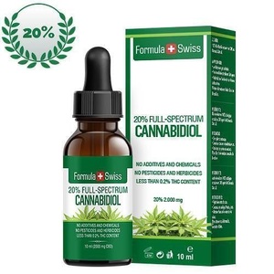 undefined, Formula Swiss 20% Vollspektrum CBD Öl in Olivenöl (10ml), Formula Swiss 20% Vollspektrum CBD Öl in Olivenöl (10ml) - kurzes Ablaufdatum