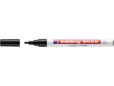edding, edding Marker 8055 Schwarz, Edding 8055, Outdoormarker, 1-2mm, schwarz, 8055-1