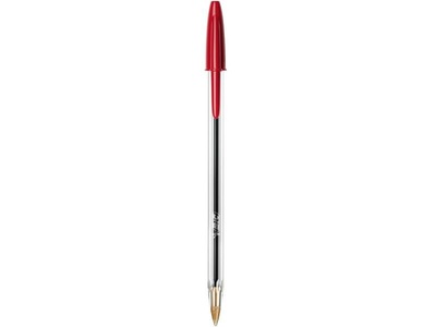 Bic, BIC Kugelschreiber Cristal Original 0.32 mm, BIC Cristal Original Kugelschreiber Rot Mittel 0.4 mm 50 Stück