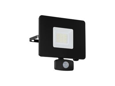 Eglo, LED-Außenstrahler Faedo 3 mit Sensor, schwarz, 30W, Eglo Applique extérieure Faedo 3