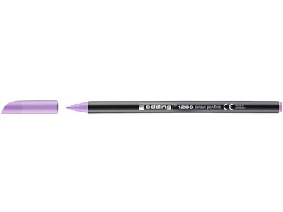 edding, edding Fasermaler 1200 Pastelllila, Edding 1200, Faserschreiber, 0,5-1mm, Pastell, beerig lavendel, 1200-087