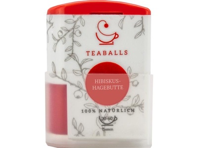 TEABALLS, TEABALLS, TEABALLS Hibiskus-Hagebutte 150x Tee Tabletten ? Tee Kapseln