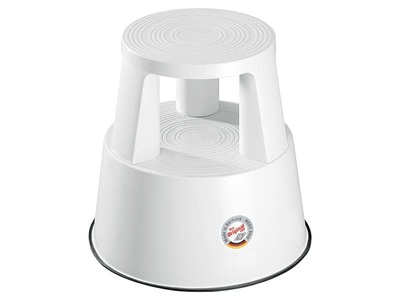 Wedo, WEDO Rollhocker Step Kunststoff, Weiss, WEDO Tritthocker »Step«