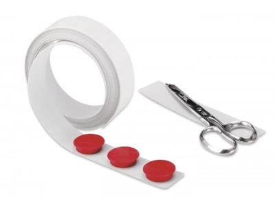magnetoplan, Magnetoplan Magnetband 3.5 cm x 5 m, Magnetop Magnetband, weiss, 5m x 35mm, 5705105