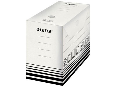 Leitz, Leitz Archivschachtel Solid, 150 mm, Leitz Archiv-Box Solid, A4, weiss, 6129-00-01