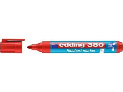 undefined, EDDING Flipchart Marker 380 1,5-3mm 380-2 rot, Edding 380, Flipchart Marker, 1,5-3mm, rot, 380-002