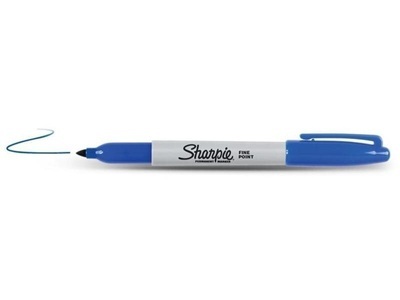 undefined, Sharpie Fine Point permanent marker Blue Fine tip, Sharpie Fineliner, 1mm, blau, S0810950