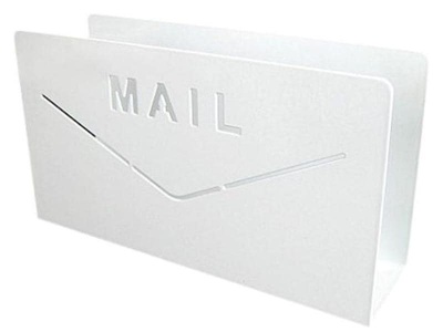 Trendform, Trendform Briefhalter MAIL Weiss, 1, TRENDFORM Briefständer MAIL GK3510 Metall 18x10x5cm weiss