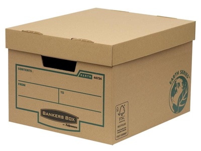 Fellowes, Fellowes Archivschachtel R-Kive, Fellowes Archivschachtel R-Kive EarthSeries Budget Box Braun