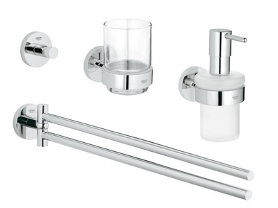 Grohe, GROHE Bad-Accessoire Set Lavabo Essentials 4in1, GROHE Bad-Accessoire Set Lavabo Essentials 4in1