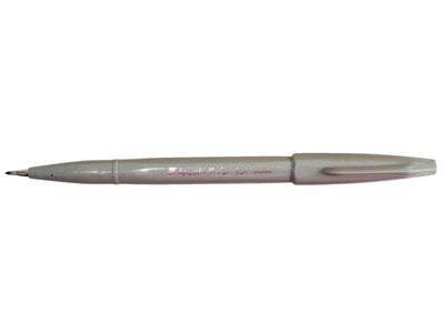 pentel Fasermaler Brush Sign Grau, 1