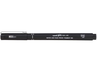 Uni Fineliner PIN 0.5 mm Schwarz