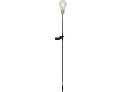 Best Season, LED-Solarleuchte Fille, Erdspießleuchte Glühbirne, Star Trading - Solarleuchte FILLE - transparent - 10/10/80 cm