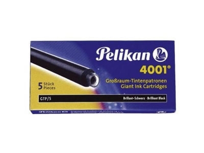 Pelikan, Pelikan Tintenpatrone GTP/5 Schwarz, PELIKAN Tinte 4001 GTP/5 310615 brillantschwarz 5 Stück