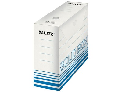 Leitz, Leitz Archivschachtel Solid, 100 mm, Leitz Archiv-Box Solid, A4, blau, 6128-00-30