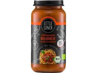 Little Lunch, Little Lunch Little Lunch Sauce Bio, LITTLE LUNCH Lieblingssauce Bolognese (250g)