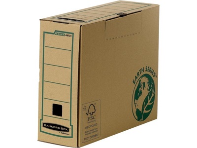 Fellowes, Fellowes Archivschachtel R-Kive, Fellowes Archivschachtel R-Kive EarthSeries 10 cm A4+ 20 Stück