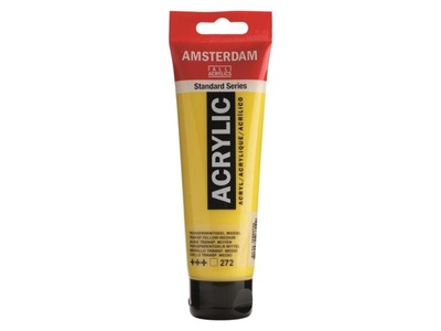 Amsterdam, Amsterdam Acrylfarbe Standard, Talens Acrylfarbe Amsterdam, transp.gelb, 17092722, (120ml)