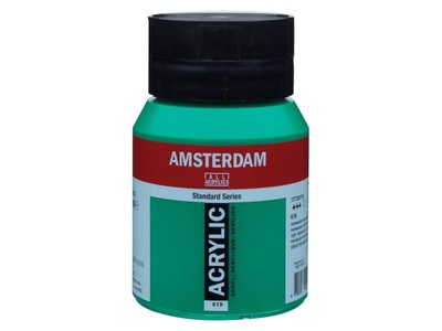 Amsterdam, Amsterdam Acrylfarbe Standard Serie, TALENS Acrylfarbe Amsterdam 500ml 17726192 permanent grün dunkel