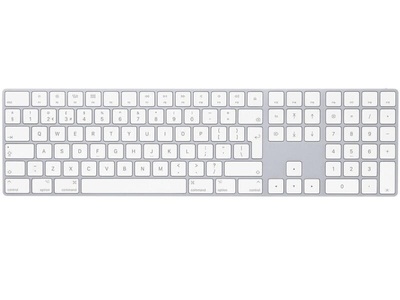 Apple, Tastatur, Apple, »Magic mit Ziffernblock, UK-Layout«, Apple Magic Keyboard mit Ziffernblock - Tastatur - QWERTY - GB - Silber