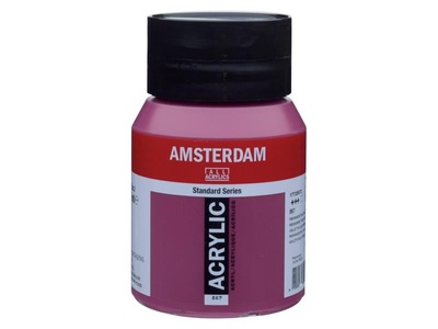 Amsterdam, Amsterdam Acrylfarbe Standard, Talens Acrylfarbe Amsterdam, permanent rot violett, 17725672, (500ml)