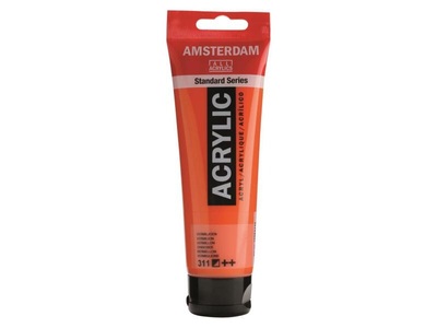 Amsterdam, Amsterdam Acrylfarbe Standard, Talens Acrylfarbe Amsterdam, zinnober, 17093112, (120ml)
