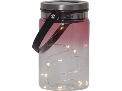 Star Trading, Star Trading Star Trading Laterne TINT Pink, Star Trading - Outdoor Tischleuchte LANTERN - rosa - Mischmaterial - 9/9/15 cm