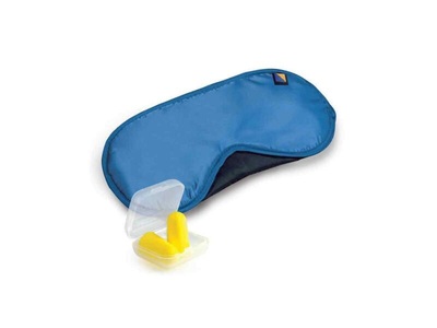Travelblue, Travelblue Schlafmaske Ruhe Set, Farbe, Travel Comfort Set in Blau