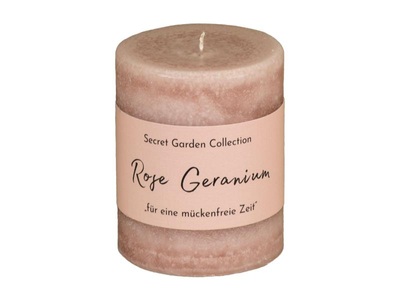 Schulthess Kerzen, Schulthess Kerzen Schulthess Kerzen, Schulthess Kerzen Anti-Mücken-Kerze Secret Garden Rose Geranium 8 cm