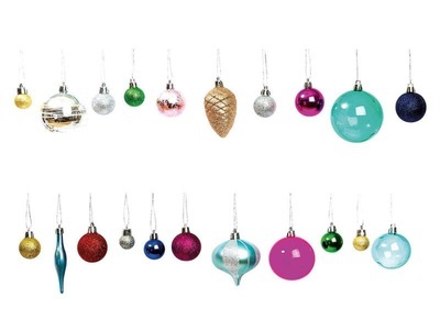 RICO Design, Rico Design Rico Design Weihnachtsschmuck, Christbaumkugeln Set Bunt