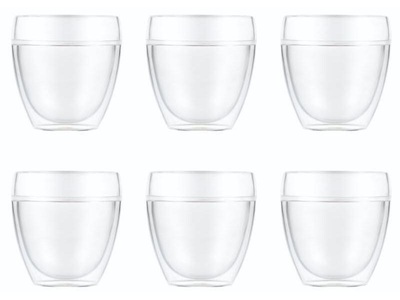 BODUM, Bodum Trinkbecher Pavina 0.25 l, 6, Bodum Thermotasse »Pavina Outdoor 2«, (6 tlg.)