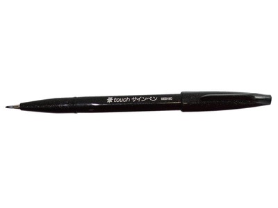 pentel Fasermaler Brush Sign Schwarz, 1
