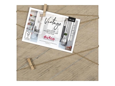dufco, dufco Bilderrahmen Vintage Relax 24 x, Dufco Holz-Bilderrahmen Vintage, 1810.1 24x22cm pastellrosa, 1810.10005