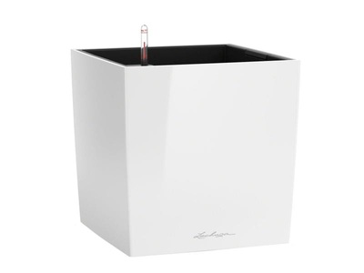 Lechuza, Lechuza Blumentopf Cube 30 Weiss, Lechuza Blumentopf Cube 30 Weiss hochglanz