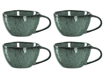 LEONARDO, Leonardo Kaffeetasse Matera 290 ml, 4, Matera Grün 290 ml, 4 Stück